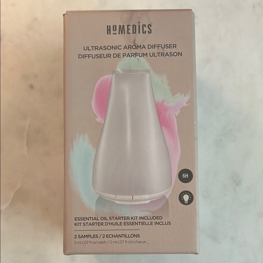 HoMedics Ultrasonic Aroma Diffuser - Silver